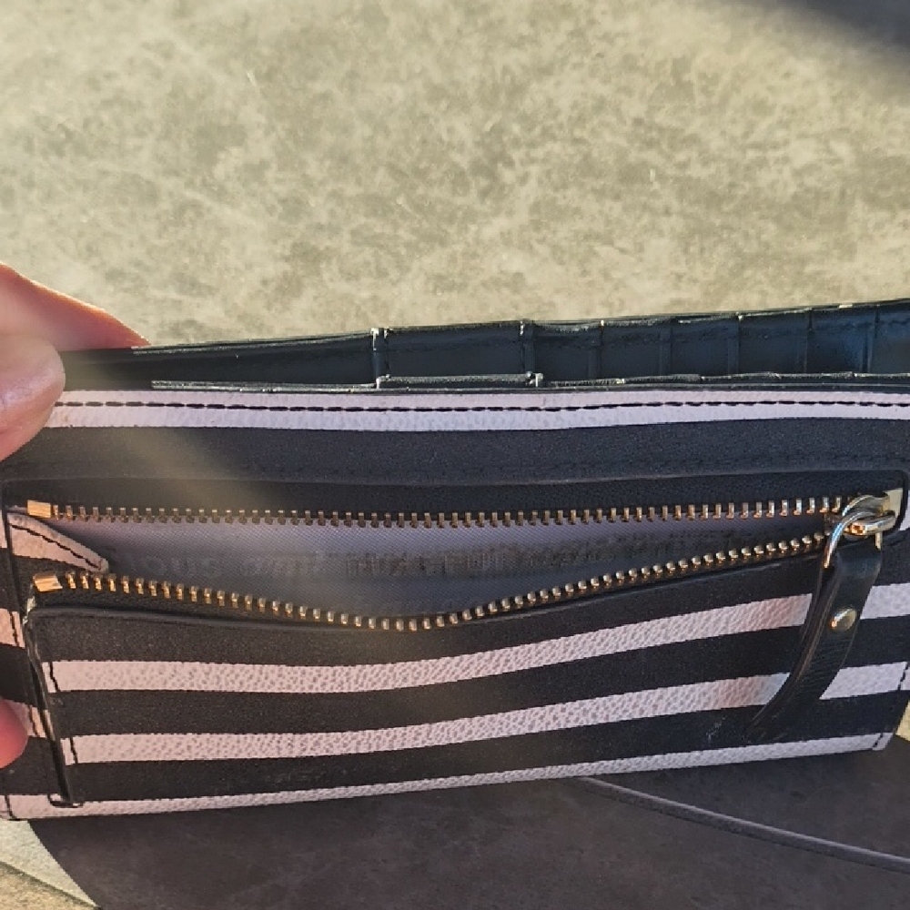Kate Spade Monochrome Striped Wallet - Picture 4 of 4